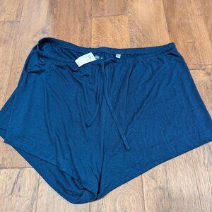 Auden women sleep shorts - blue, XXL